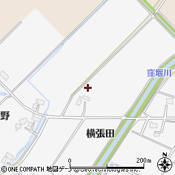 秋田県大仙市高関上郷横張田351周辺の地図