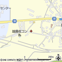秋田県大仙市花館間倉212周辺の地図