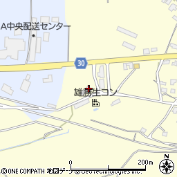 秋田県大仙市花館間倉182周辺の地図