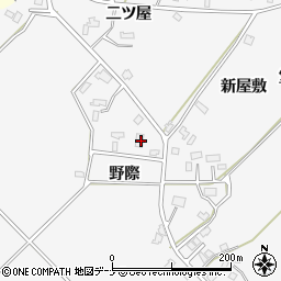 秋田県大仙市高関上郷野際138周辺の地図