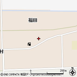 秋田県大仙市福田大面65周辺の地図