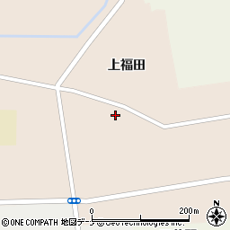 秋田県大仙市福田川原道下22周辺の地図