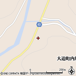 岩手県花巻市大迫町内川目第４０地割周辺の地図