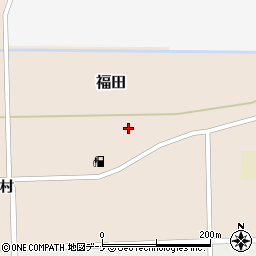 秋田県大仙市福田大面64周辺の地図