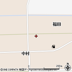 秋田県大仙市福田大面102周辺の地図