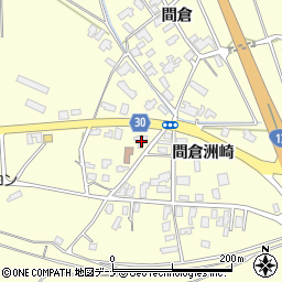 秋田県大仙市花館間倉255周辺の地図