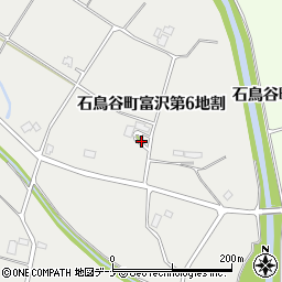 岩手県花巻市石鳥谷町富沢（第６地割）周辺の地図