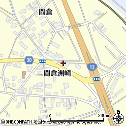 秋田県大仙市花館間倉46周辺の地図