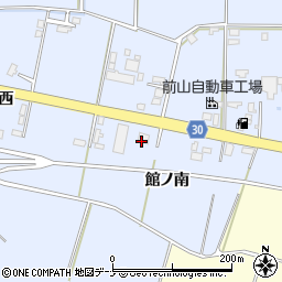秋田県大仙市神宮寺館ノ南周辺の地図