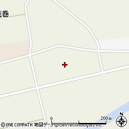 秋田県大仙市板見内二井関周辺の地図