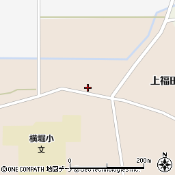 秋田県大仙市福田内巻周辺の地図