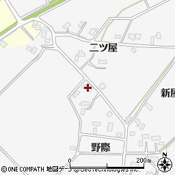 秋田県大仙市高関上郷野際43周辺の地図