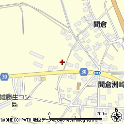 秋田県大仙市花館間倉155周辺の地図