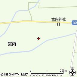 秋田県大仙市太田町三本扇宮内83周辺の地図