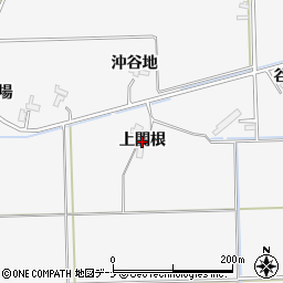 秋田県大仙市高関上郷（上関根）周辺の地図
