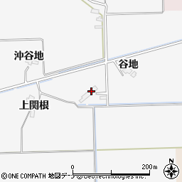 秋田県大仙市高関上郷谷地69周辺の地図
