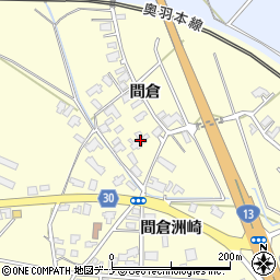 秋田県大仙市花館間倉278周辺の地図