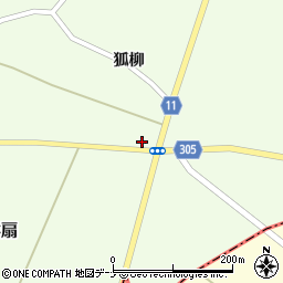 秋田県大仙市太田町三本扇狐柳92周辺の地図