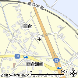 秋田県大仙市花館間倉338周辺の地図