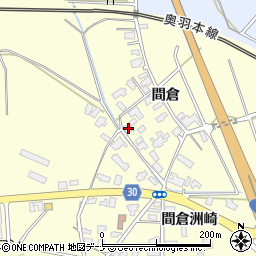 秋田県大仙市花館間倉269周辺の地図
