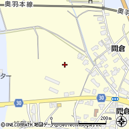 秋田県大仙市花館間倉周辺の地図