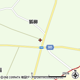 秋田県大仙市太田町三本扇狐柳95周辺の地図