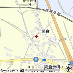秋田県大仙市花館間倉271周辺の地図