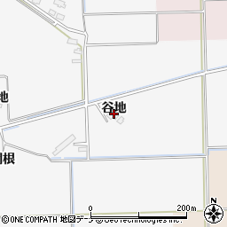 秋田県大仙市高関上郷谷地75周辺の地図