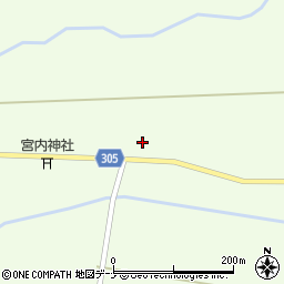 秋田県大仙市太田町三本扇今宿43周辺の地図