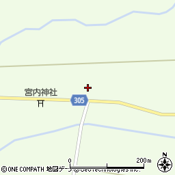 秋田県大仙市太田町三本扇今宿41-2周辺の地図