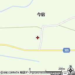 秋田県大仙市太田町三本扇今宿52周辺の地図