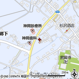 神宮寺郵便局周辺の地図