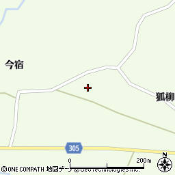 秋田県大仙市太田町三本扇狐柳73周辺の地図