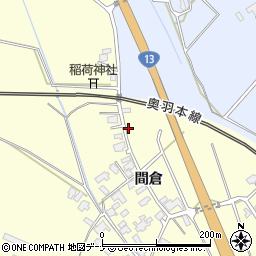 秋田県大仙市花館間倉364周辺の地図