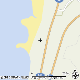 秋田県由利本荘市神沢浜辺143周辺の地図