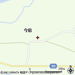 秋田県大仙市太田町三本扇狐柳44周辺の地図