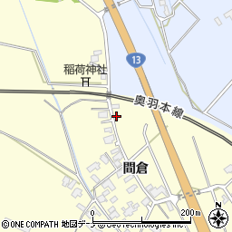 秋田県大仙市花館間倉367周辺の地図