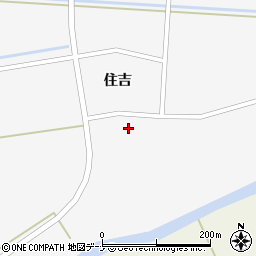 秋田県大仙市横堀住吉155周辺の地図