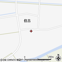 秋田県大仙市横堀住吉94周辺の地図