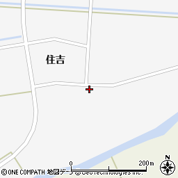 秋田県大仙市横堀住吉111周辺の地図