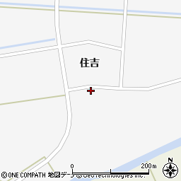 秋田県大仙市横堀住吉96周辺の地図