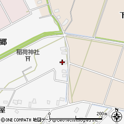 秋田県大仙市高関上郷（新屋敷）周辺の地図