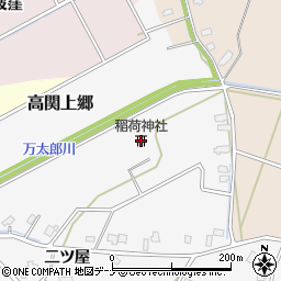 稲荷神社周辺の地図