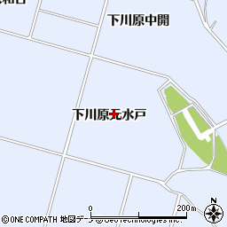 秋田県大仙市神宮寺下川原元水戸周辺の地図