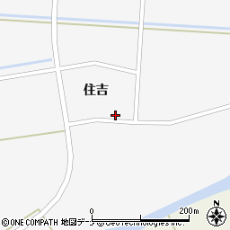 秋田県大仙市横堀住吉93周辺の地図