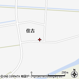 秋田県大仙市横堀住吉76周辺の地図