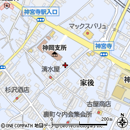 大仙市商工会神岡支所周辺の地図