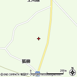 秋田県大仙市太田町三本扇狐柳132周辺の地図