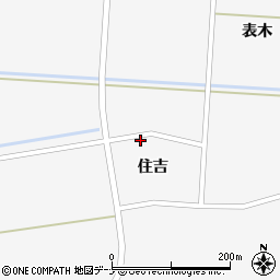 秋田県大仙市横堀住吉56周辺の地図