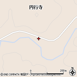 秋田県大仙市円行寺家ノ前61-2周辺の地図